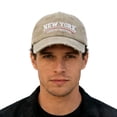 thumbnail image 5 of New York Baseball Cap for Men Women Ripped Washed Distressed Letter Embroidery Dad Hat, 5 of 5