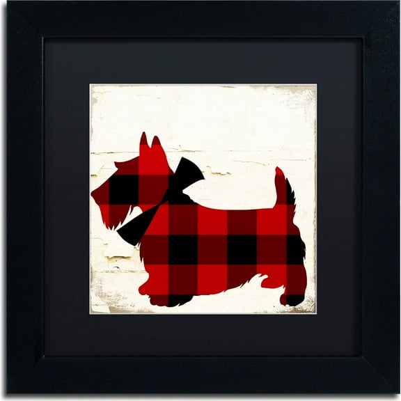 Trademark Fine Art "Scotty I" Canvas Art by Color Bakery, Black Matte, Black Frame