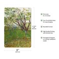 thumbnail image 2 of The Flowering Orchard - Arles France - From an Original Color Painting by Vincent Van Gogh c.1888 - 8 x 12 inch Vintage Metal Tin Sign, 2 of 4