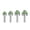 4 piece set, variant on Multipurpose Metal Woodworking Router Set 8mm Shank Suitable for Precisions Carving Grooving Joint Cutting