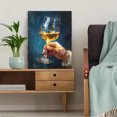thumbnail image 5 of Cheers Around The World Canvas Art, Minimal Global Celebration Quote Print, Bar & Dining Room Wall Decor, 5 of 8
