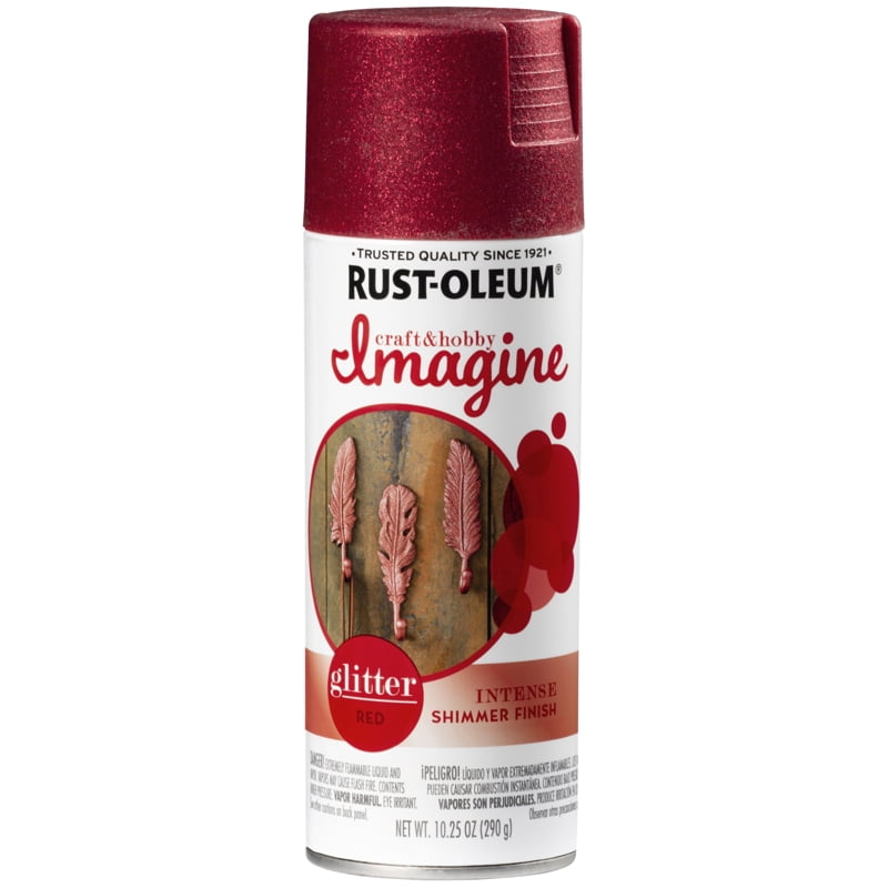 RustOleum Imagine Glitter Red Spray Paint 10.25 oz