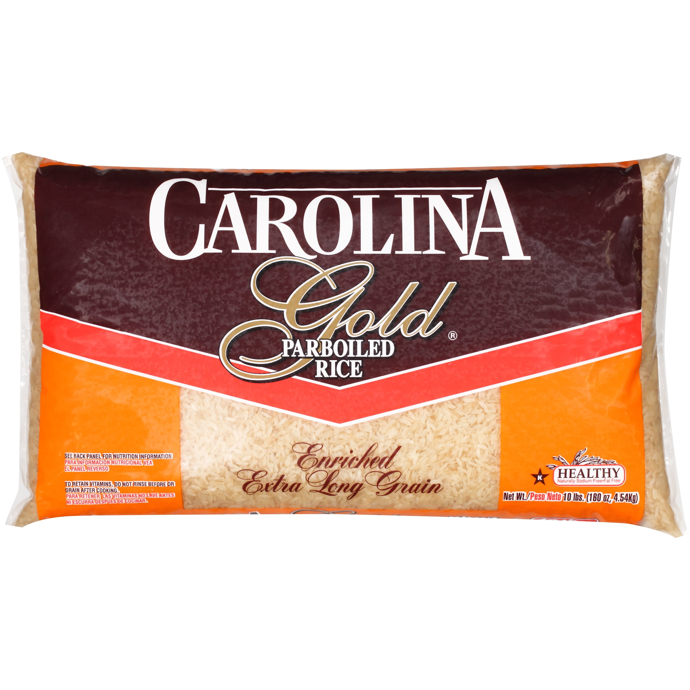 Carolina GoldÃ Ã Â® Enriched Extra Long Grain Parboiled Rice 10 lbs