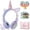 Purple, variant on Kids Headphones,Charlxee Unicorns Wired Headsets with Gifts Packing include Sticker&Bracelet for Girls,Built-in Mic&On/Over Ear HD Stereo for Online Study/School/Tablet with Nylon Cable-Rose