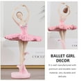 thumbnail image 4 of Ballet Girl Resin Crafts Ornament Statues and Figurines Pink, 4 of 6