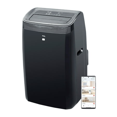 TCL 10,000 BTU Smart Portable Air Conditioner, Black, W10P95-B