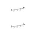 thumbnail image 3 of Youkk Convenient And Organized Kitchen Hook Rack For And Utensils Space-saving Double pole+50cm+8 2Set, 3 of 6