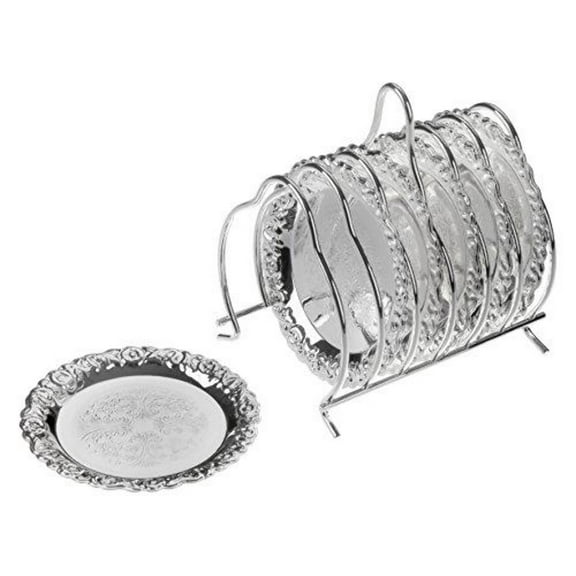 Queen Anne 6 Coasters And Stand