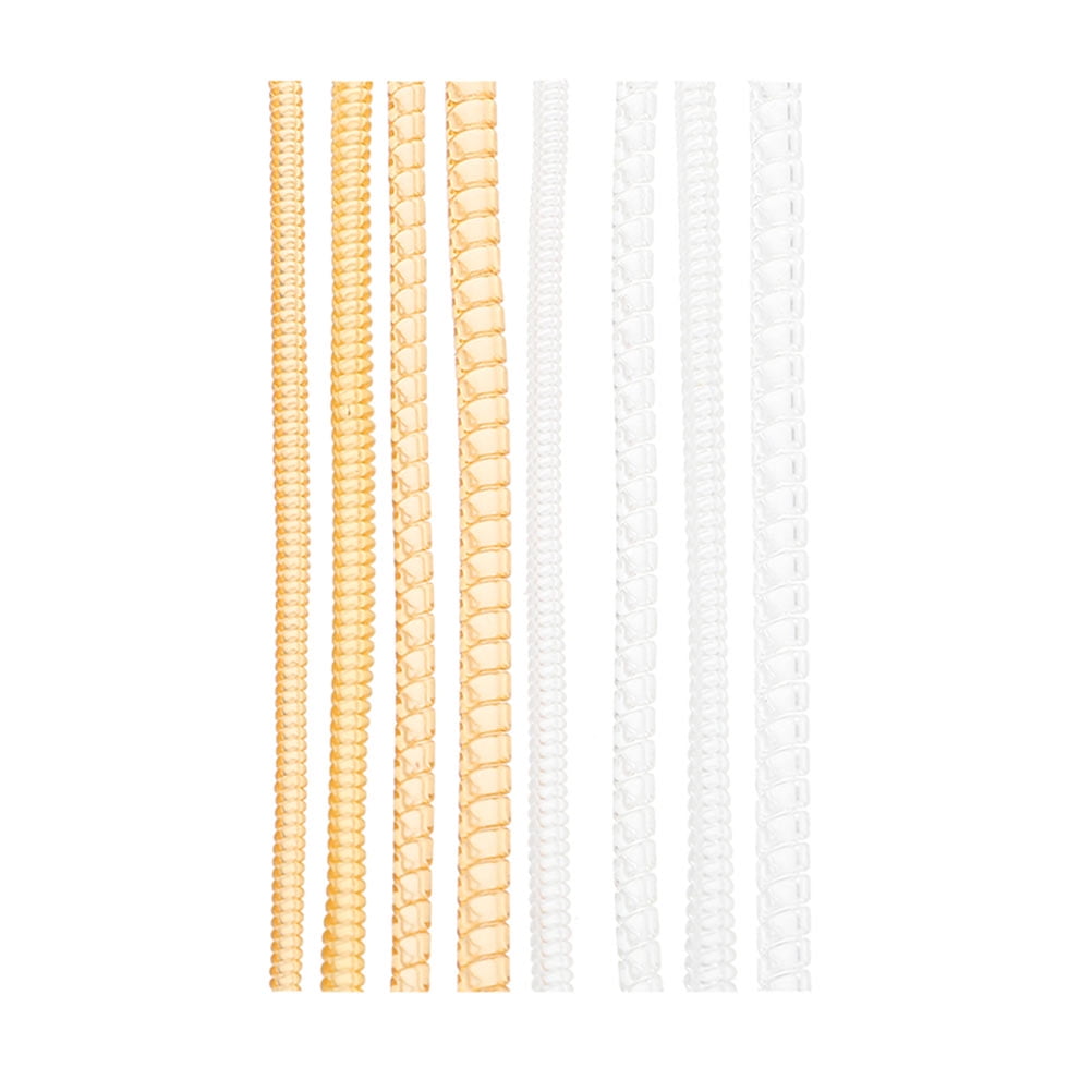 8pcs Practical Ring Size Adjuster Jewelry Tightener Plastic Ring Size