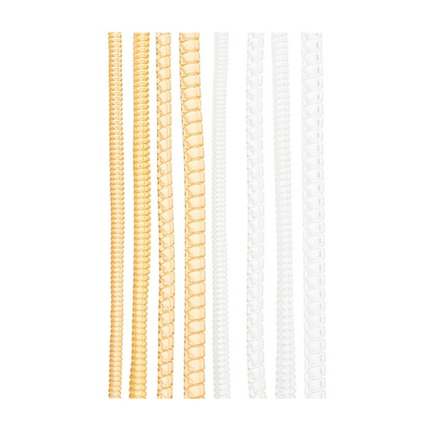 Ajusteur de Taille de Bague Pratique pour Bagues en Plastique Durable en Couleurs Assorties 8 Pcs