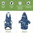thumbnail image 6 of Cauagu Ornamental Fish Pattern Winter Pet Hoodie Sweatshirts- Dog Hoodie Sweater with Leash Hole - Cute Dog Hoodie - Pet Clothes Puppy Cat Custume -X-Small, 6 of 8