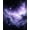 Purple, Pattern 2, variant on Flatwoven High Traffic Area Rug, Cosmic Dust Galactic Gradient Floor Accent, Non Slip, Stain Resistant, Washable Area Rugs for Living Room, Bedroom(Purple, 4X6)