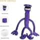 thumbnail image 2 of Juguete de peluche con cabeza morada de 80 cm, capucha que se puede abrir, juguete de peluche de monstruo suave, adecuado para niños y niñas, 2 of 3