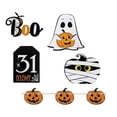 thumbnail image 1 of 7 Halloween Tiered Tray Decor Farmhouse Tray Decor Fun Sign (Orange), 1 of 6