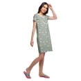 thumbnail image 4 of Moomaya Chemise de Nuit d'Allaitement à Boutons pour Femmes Imprimée, 4 of 5