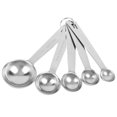thumbnail image 2 of Juego de 5 cucharas medidoras de Acero inoxidable Ormromra herramientas de cocina para hornear, 2 of 8