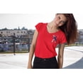 thumbnail image 2 of 4th of July Dabbing Uncle Sam Women's Juniors V-Neck T Shirt, 2 of 5