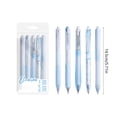 thumbnail image 2 of BiFandian 5-Pack Retractable Gel Pens, 0.5mm Fine Point Tip Pen Set, Smooth Black Ink Writing, 2 of 6