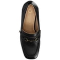 thumbnail image 5 of Journee Womens Aisha Moc Toe Stacked Heel Comfort Pumps, 5 of 10