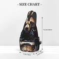 thumbnail image 2 of Lsque Urban Bear With Headphones Pattern Cross Chest Bag Diagonally – Premium Durable Front Chest Sling with Adjustable Padded Strap, High-Capacity Storage, 2 of 8