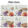 thumbnail image 4 of Nawypu Pastoral Flower Fitted Tablecloth for Round Table,Watercolor Herb Kitchen Table Cover with Elastic Edge Waterproof Table Cloth,White Back Circle Table Covers for Indoor Outdoor Picnic Party, 4 of 7