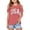 Pink, variant on Girls Summer Casual Cold Shoulder Tee Oversized Crewneck Basic Top for Daily Wear Tween Kids Summer Soft Comfy Cute Teen Basic Tees