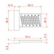 thumbnail image 2 of Ganfancp Woodworking 60Mm T-Type Ruler Hole Scribing Gauge Aluminum Crossed Feet Woodworking Crossed-Out Tool Measuring Toolr Ofertas Del Día Sólo En Línea 1X Regla, 2 of 6