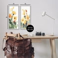 thumbnail image 4 of Stupell Industries Yellow Spring Flowers Botanical & Floral Painting Gray Framed Art Print Wall Art, 10 x 24, Set of 2, 4 of 10