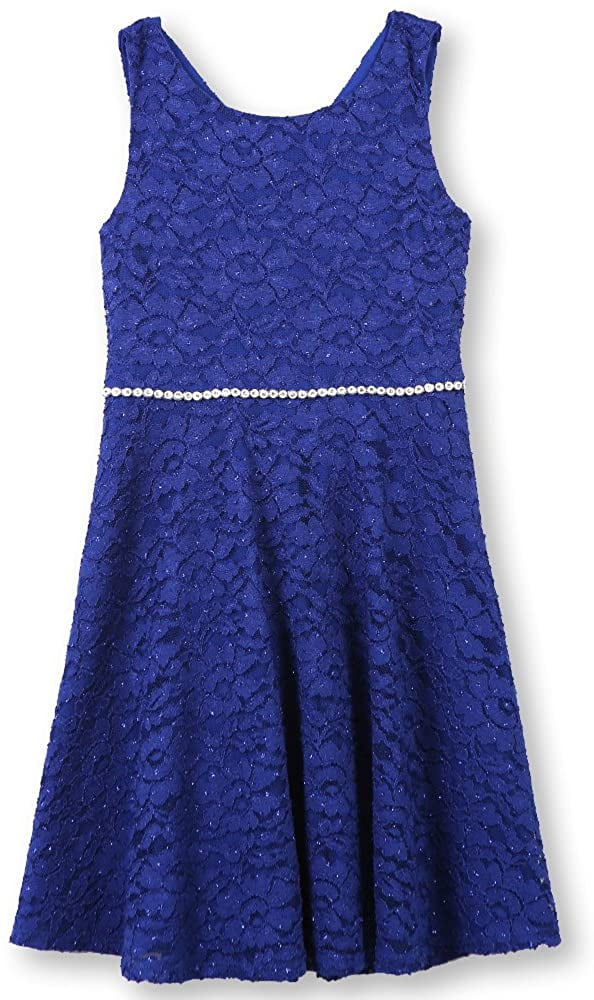 royal blue skater dress