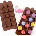 thumbnail image 3 of 2PCS Silicone Rose Mould, Flower Chocolate Molds Rose 15 Cavity Silicone Sweet Moulds Valentines Candy Moulds Gummy Ice Jelly Moulds for Wax Melt Resi, 3 of 5