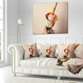 thumbnail image 3 of Designart Person Painting Beautiful Rose - Floral Throw Pillow - 12x20, 3 of 5