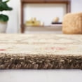 thumbnail image 4 of SAFAVIEH Antiquity Driskoll Traditional Floral Wool Area Rug, Olive Grey/Beige, 6' x 6' Round, 4 of 11