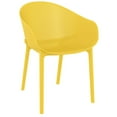 thumbnail image 1 of Compamia Sky Chaise de Salle à Manger de Patio avec Accoudoirs, Jaune, 1 of 7