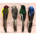 thumbnail image 3 of Estatuilla de pájaros Sharpla 4 piezas con plumas artificiales decoración interior Escultura al aire libre, 3 of 8