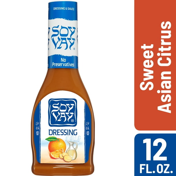 Soy Vay Dressing, Sweet Asian Citrus, 12 oz Bottle
