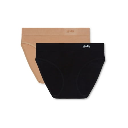 

Kindly Yours Women s Comfort Modal Bikini Underwear 2-Pack