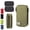 Dark Green, variant on COR Surf Compact Toiletry Travel Bag Hanging, Premium Mens and Women Dopp Kit for Travel | Waterproof with 4 Separate Compartments and Waterproof Zippers (Black)