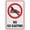 Warning Sign 2, variant on No Golf Sign Outdoor Metal Sign - 8"x12" Metal Signs For Business, Workplace, Office, Home, Delivery Signs, Road Signs, Garden Signs