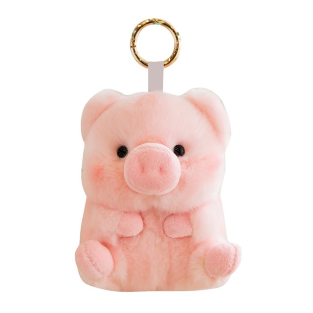 Muñecas Panda de 13 cm, decoración adornada, muñecos de conejito de peluche para recuerdo (cerdo rosa) Ehuebsd libre de BPA