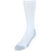 Hanes Double Tough Men's Big & Tall Cushion Crew Socks, 6-Pairs White 12-14