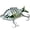 Blue Mackerel, variant on Bassdash SwimPanfish 2.5”/0.34oz Hard Bluegill Swimbaits Multi Jointed Topwater Trout Bass Fishing Crank Lure,Pack of 4