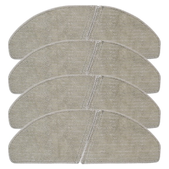 PASILI For S8, S8 Plus/ For ThinkAir RV50 Pro Mop Cloths Robot Vacuum Cleaner For Midea For Household Supplies Cleaning Vacuum Parts 4 PACK