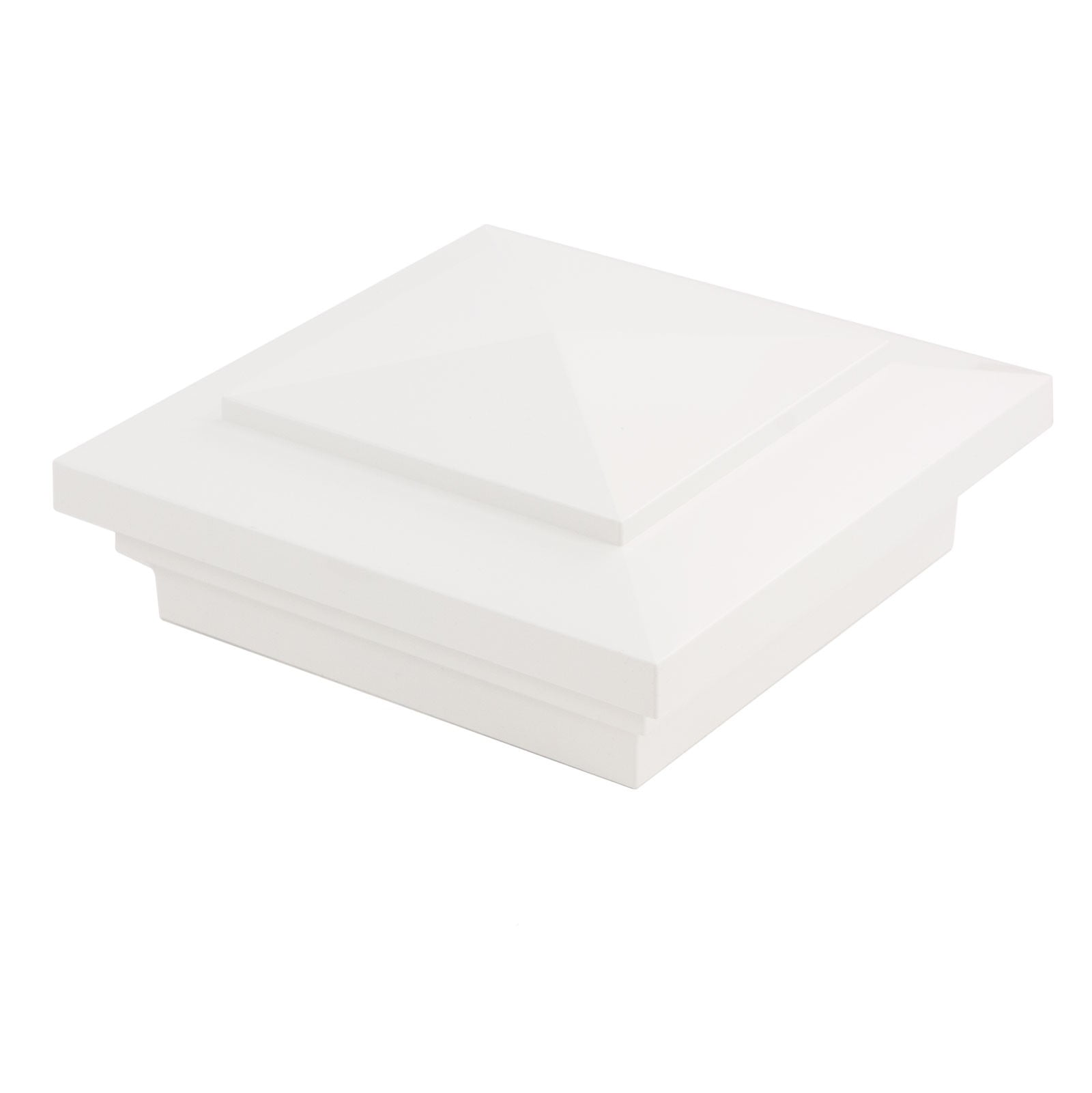 Plum Fittings 4 1/2' x 4 1/2' Sq. Cape May Vinyl Post Cap (Pack of 1)