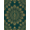 Green Gold, Pattern 16, variant on ODIKA Vintage Watercolor Plume Scrolls Classical Bathroom Ornamental Refined for Playroom, Bedroom, Reading Nook, Pet Friendly & Kids Safe Play