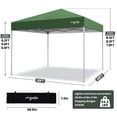 thumbnail image 3 of GVDV Canopy Tent, 10x10 ft Easy Pop up Outdoor Canopy Tent, Portable Straight Leg Gazebo Instant Canopy, 3 of 11