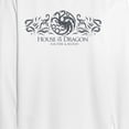 thumbnail image 2 of House of the Dragon - For Fire and Blood Dragon Men's Long Sleeve Graphic T-Shirt, 2 of 4
