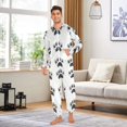 thumbnail image 6 of FORMRS Onesies Pajama for Adults Unisex Hoodie Winter Jumpsuit One Piece Sleepwear, Sizes S-2XL, Cartoon Cat Paw, 6 of 7
