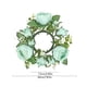 thumbnail image 3 of CaiYueKe Artificial Rose Garland Candle Ring Holder, Floral Candle Wreath Decor for Wedding Table Centerpiece Party Home Decorations, Faux Greenery Candle Surround Decorative Arrangement, 3 of 7