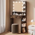 thumbnail image 6 of Vanity Desk with Mirror and Lights, Akaber Small Makeup Vanity with Large Drawer, 6 of 9