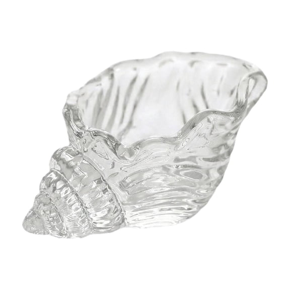 EHJRE Glass Tea Light Holder Desktop Ornament Decorative Transparent Candle Holder for